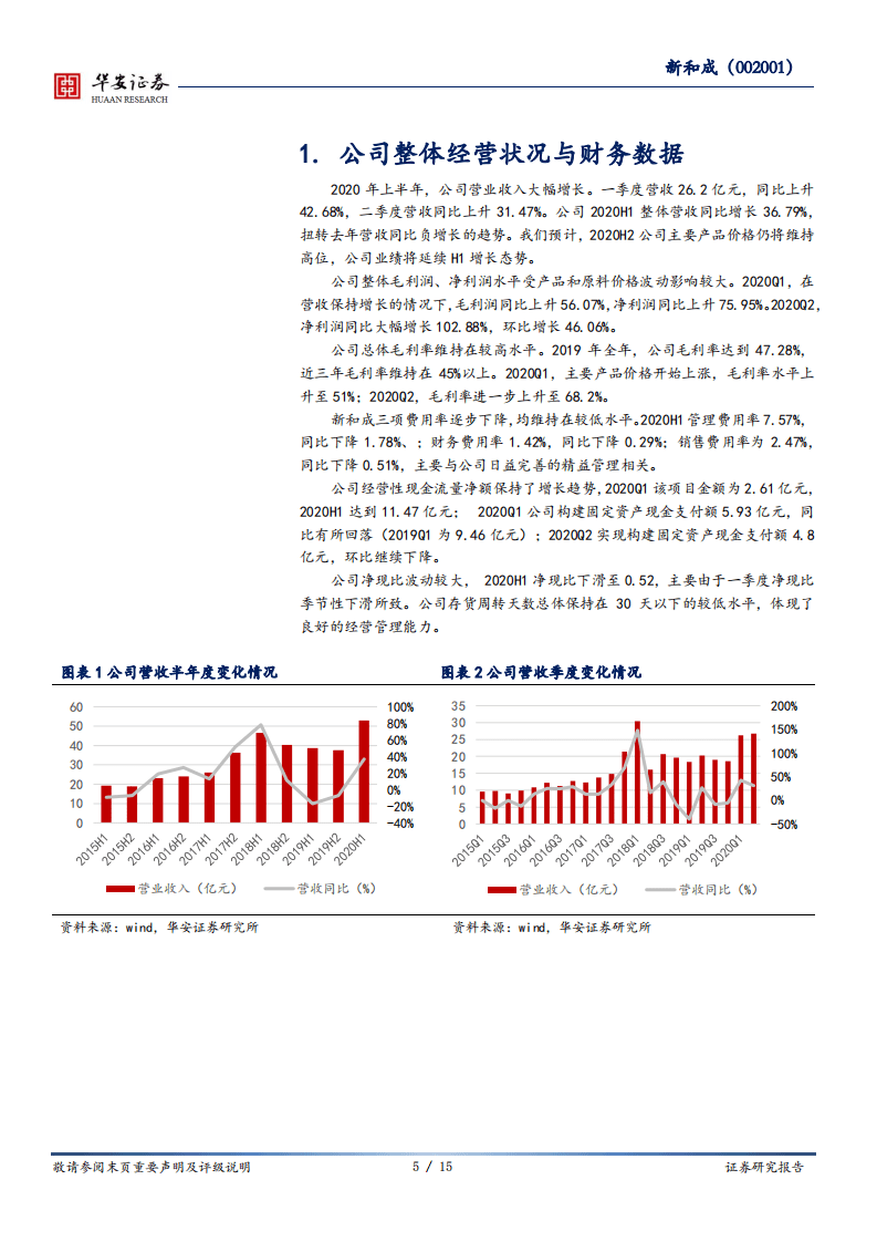 新和成-上半年量价齐升，品种拓展带来未来增量-20200828.pdf 第5页