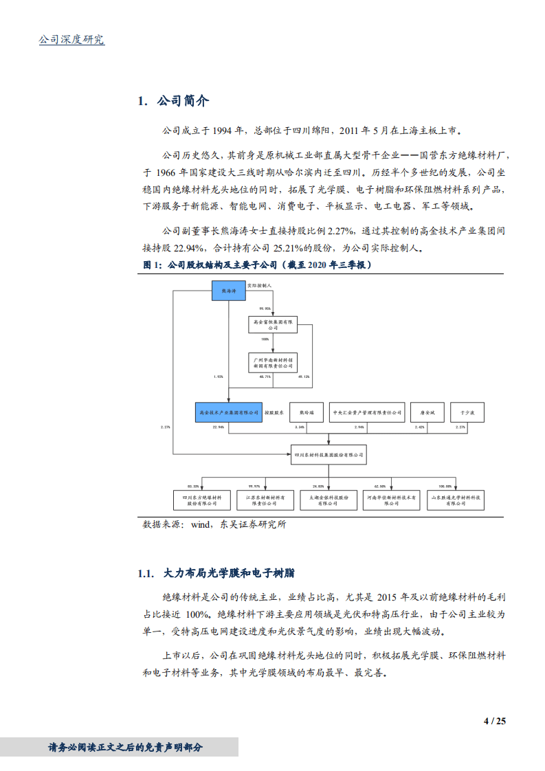 2020年成为东材科技经营拐点，新材料布局迎来上升期-20201116.pdf 第3页