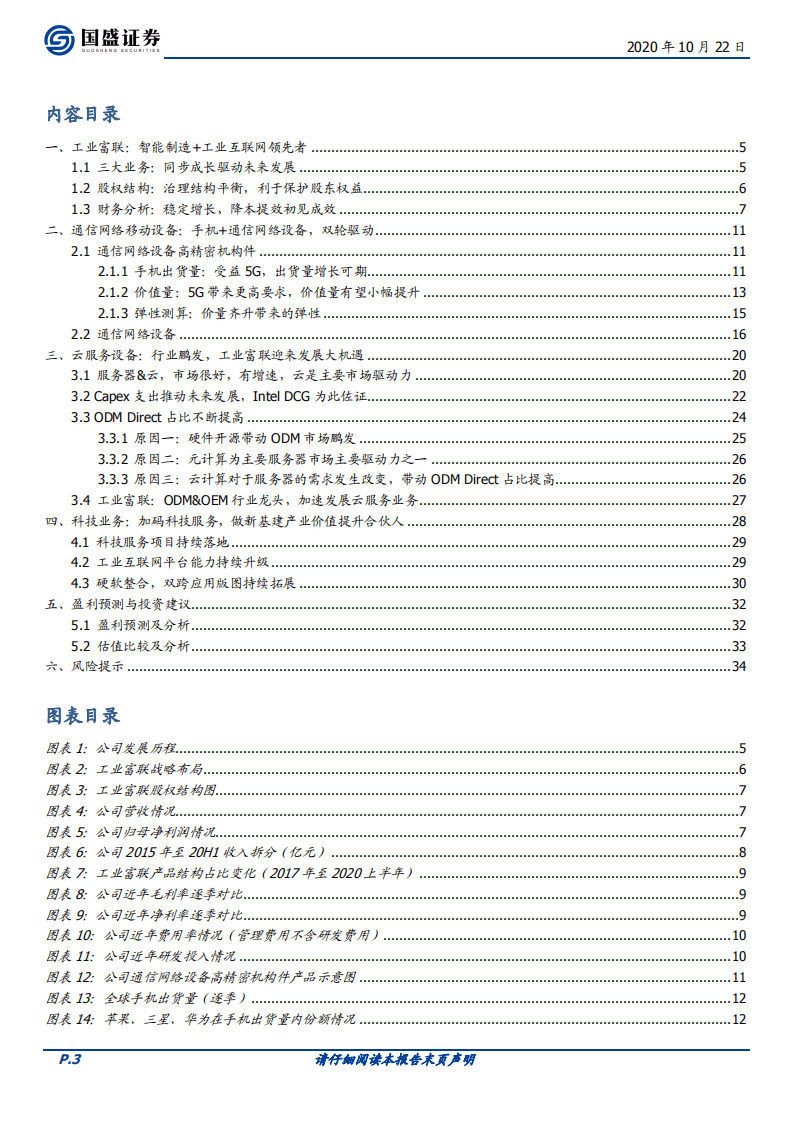 工业富联-智能制造+工业互联网，龙头再起帆-20201022.pdf 第3页