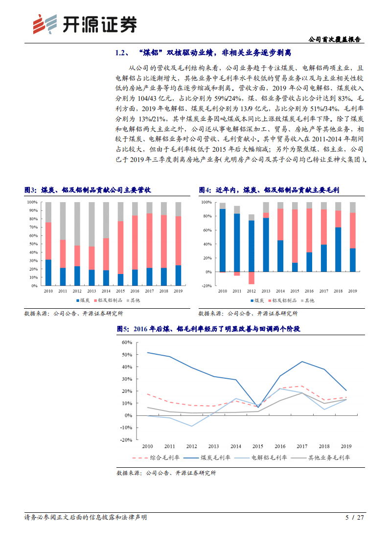 神火股份-公司首次覆盖报告：着力打造煤铝双核，云南铝布局再造神火-20200824.pdf 第5页