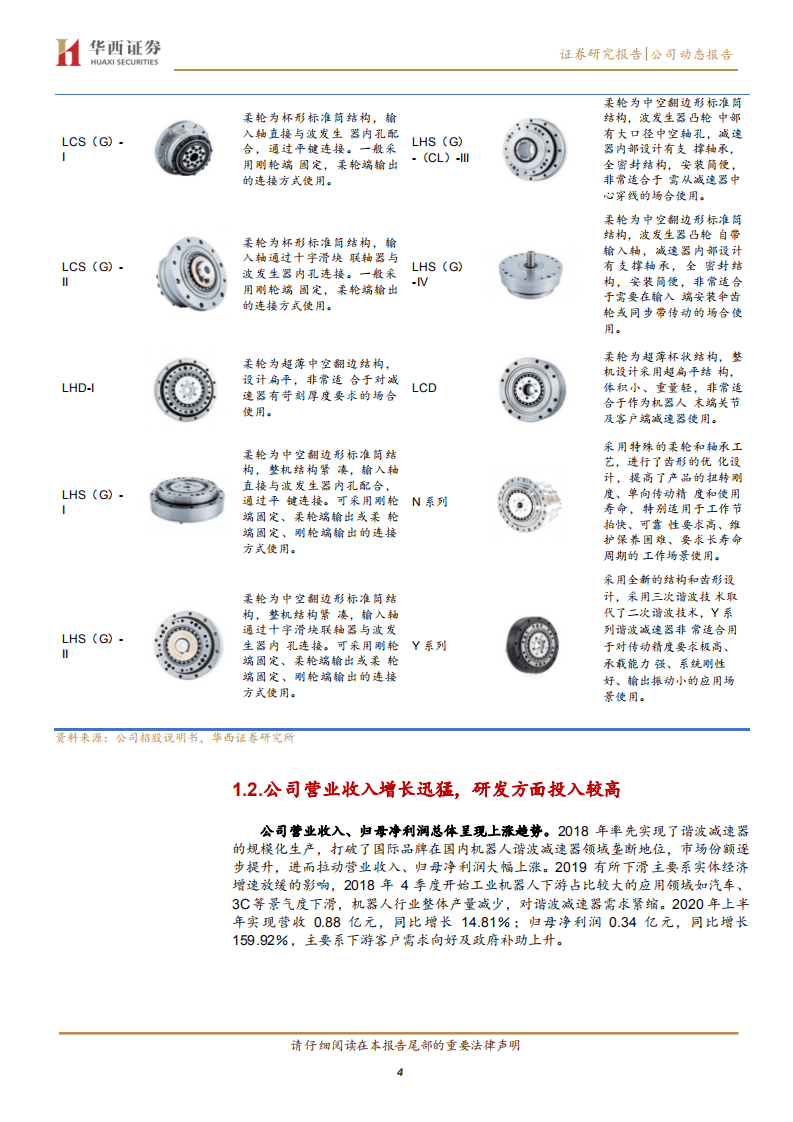 绿的谐波-从单一谐波到模块化产品，顺周期扬帆腾飞-20200916.pdf 第4页