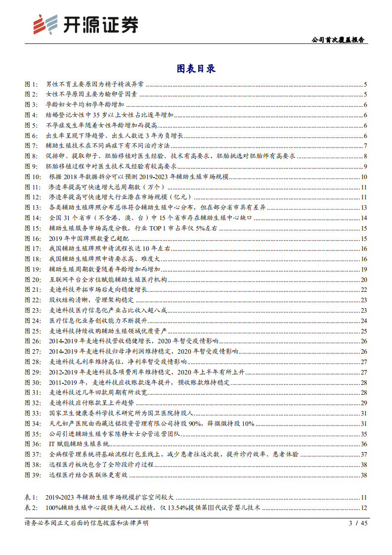 麦迪科技-公司首次覆盖报告：辅助生殖服务稀缺标的，基础布局完善，业绩释放潜力大-20200923.pdf 第3页
