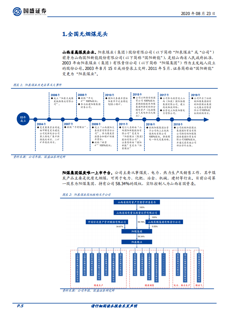 阳泉煤业-低估值无烟煤龙头兼具成长属性，山西国改浪潮已至-20200823.pdf 第5页