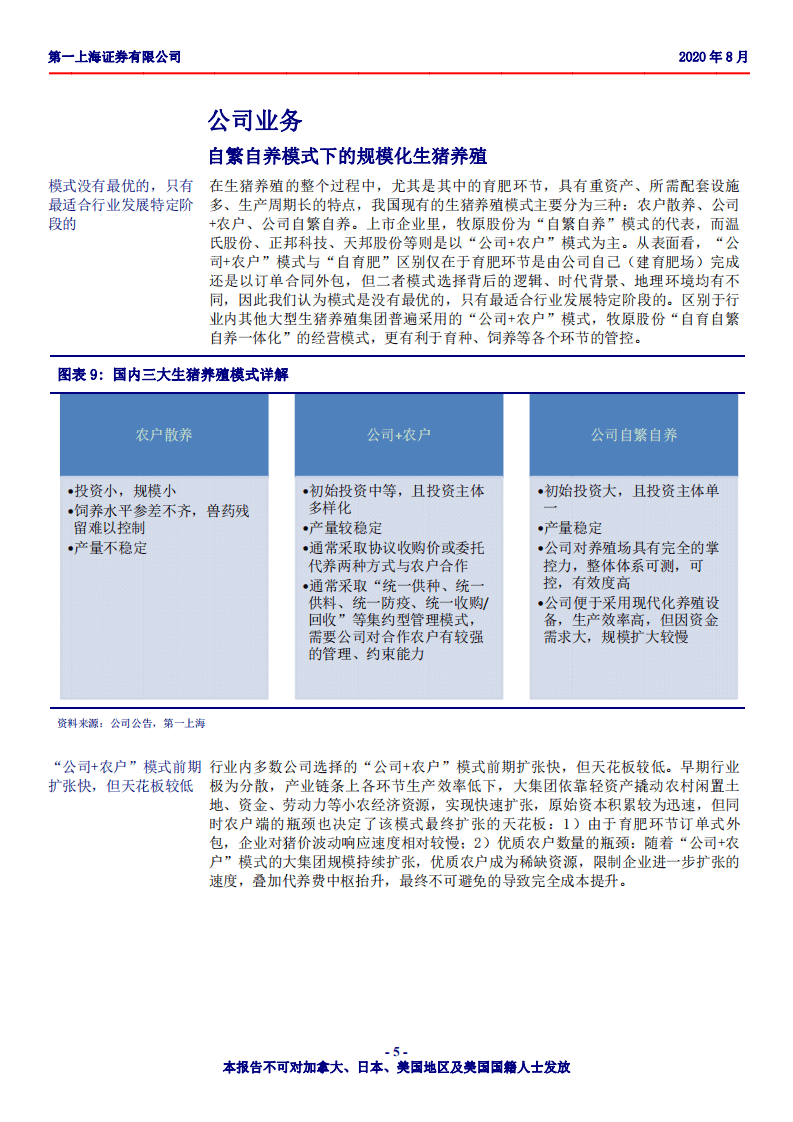 牧原股份-国内生猪养殖龙头，自繁自养厚积薄发，目标价150.0元-20200813.pdf 第5页
