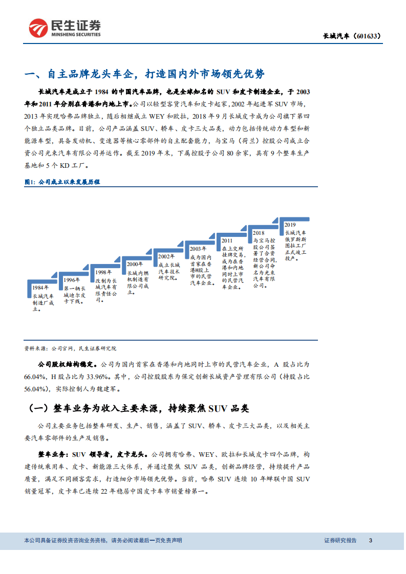 长城汽车-动态报告：专注竞争力提升，开启新产品周期-20201106.pdf 第3页