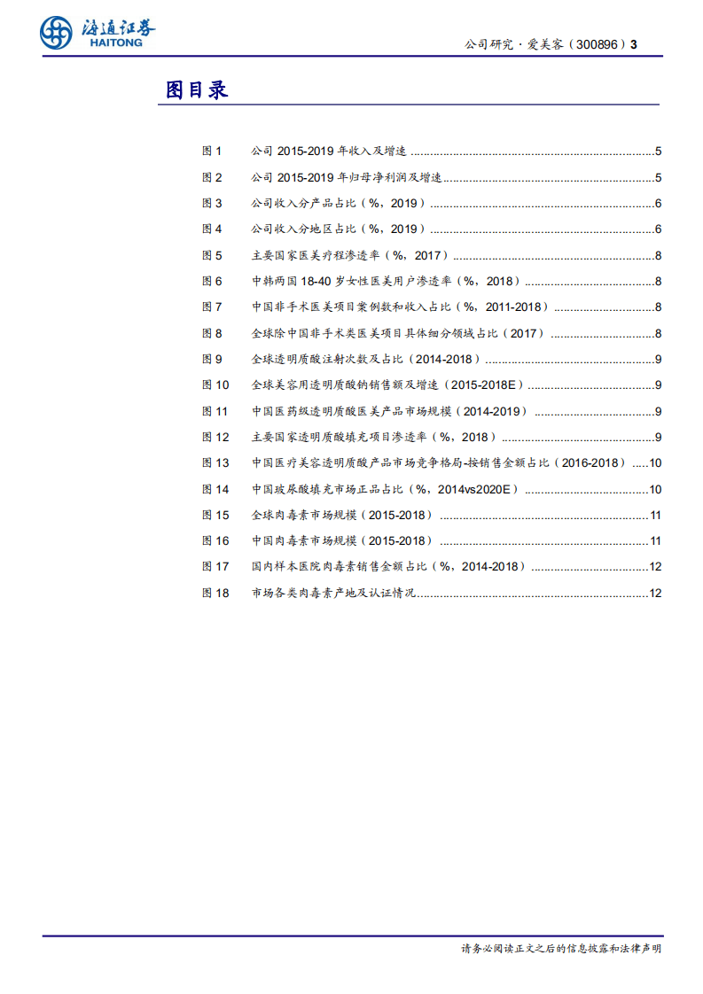 爱美客-公司研究报告：医美龙头持续推新，先发优势显著-20200927.pdf 第3页