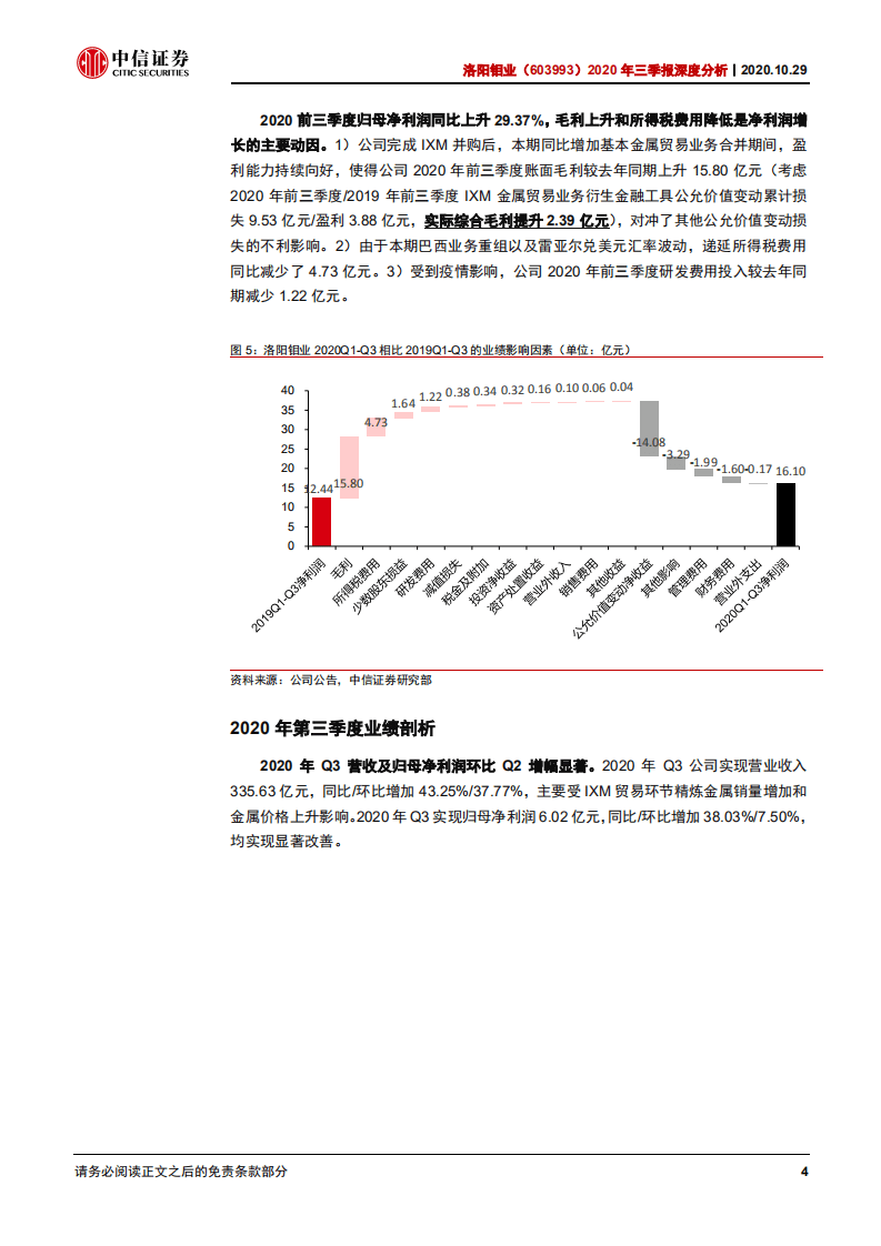 洛阳钼业-2020年三季报深度分析：TFM生产持续改善，看好内生+外延的长期增长-20201029.pdf 第5页