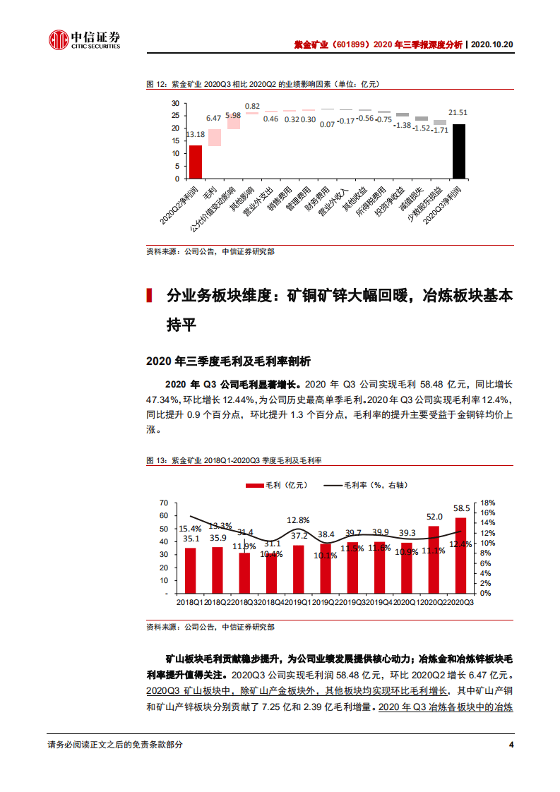 紫金矿业-2020年三季报深度分析：价格回暖显盈利弹性，爆发式增长更盼明年-20201020.pdf 第8页