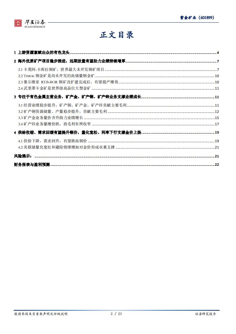 紫金矿业-海外千亿级矿山放量，行业龙头地位凸显-20200820.pdf 第2页