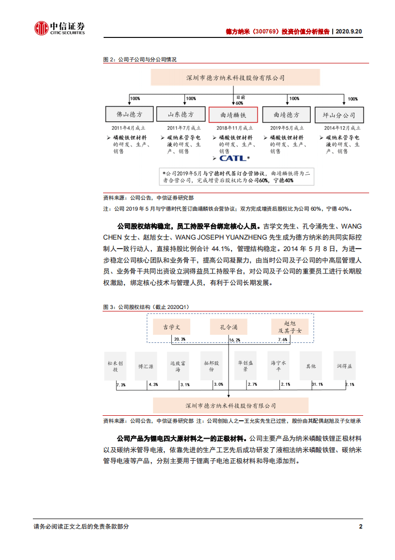 德方纳米-投资价值分析报告：铁锂材料龙头，受益行业回暖-20200920.pdf 第6页