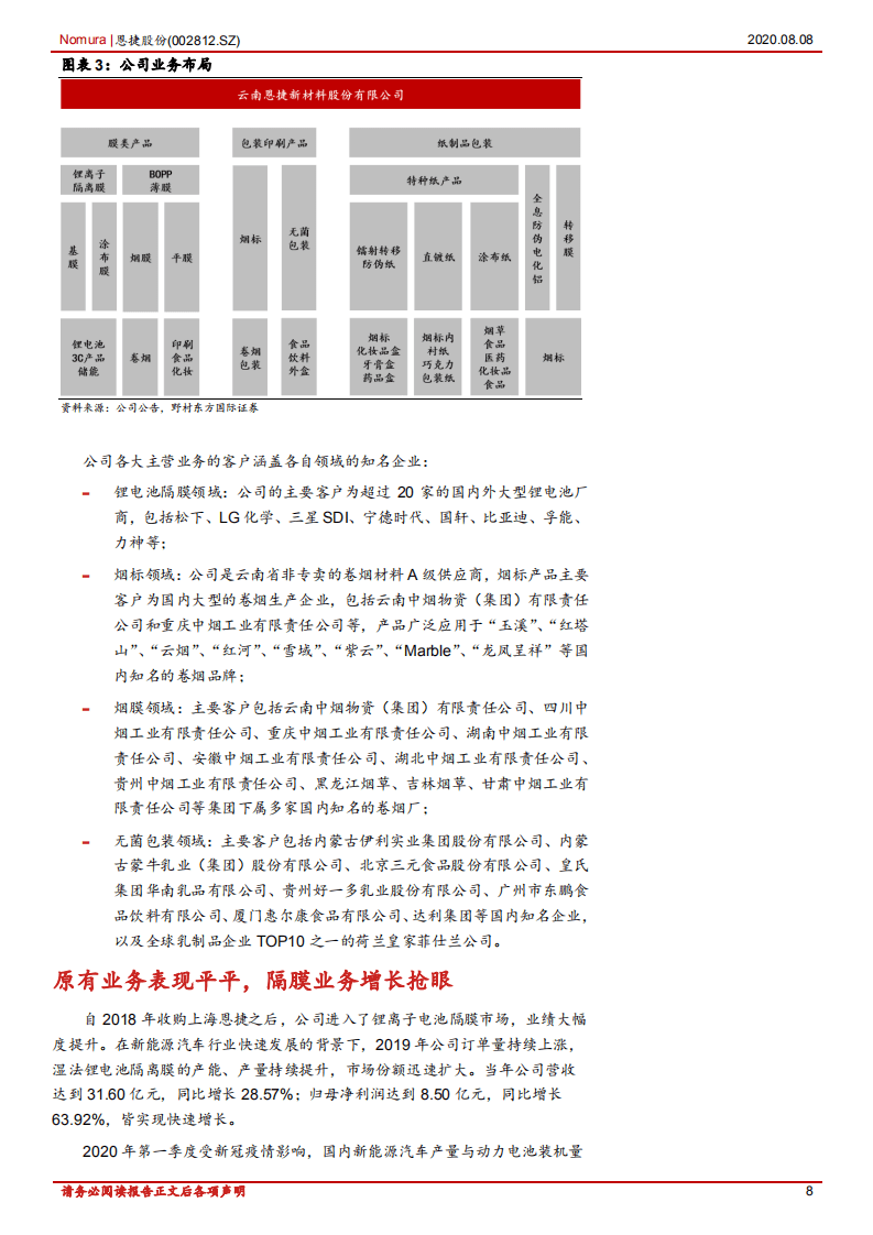恩捷股份-锂电湿法隔膜材料龙头：收购恩捷+捷力，湿法隔膜登顶世界第一-20200808.pdf 第8页