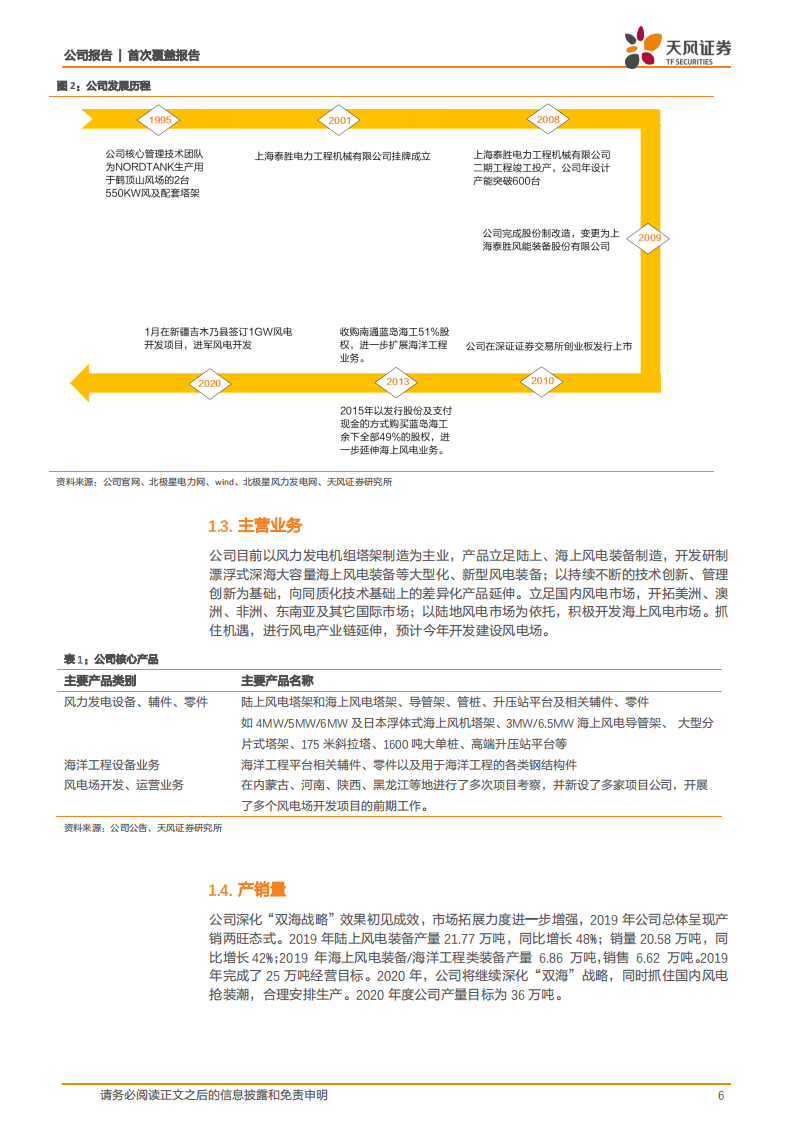 泰胜风能-海上风电产品布局完善，市场竞争力显著提升-20200905.pdf 第6页
