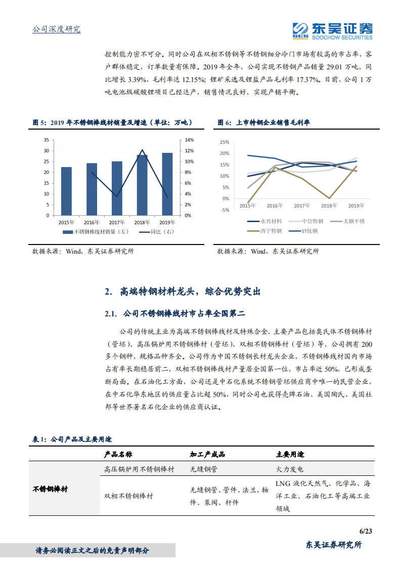 永兴材料-公司深度研究：特钢龙头，锂电新贵-20200730.pdf 第6页
