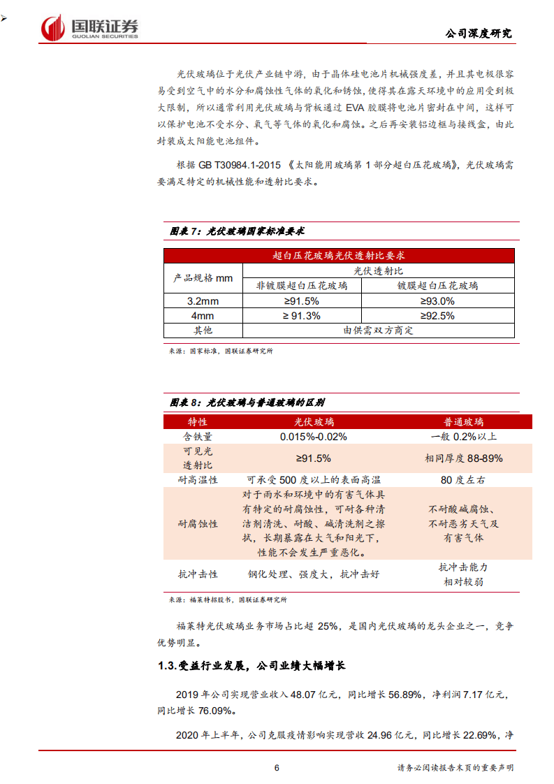 福莱特-光伏玻璃供不应求，涨价料将持续-20201016.pdf 第6页