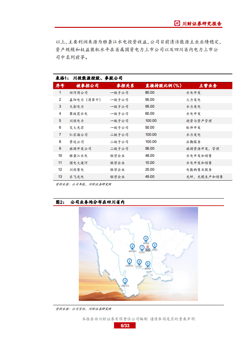 川投能源-首次覆盖报告：防御性和成长性兼备的优质水电标的-20200826.pdf 第6页