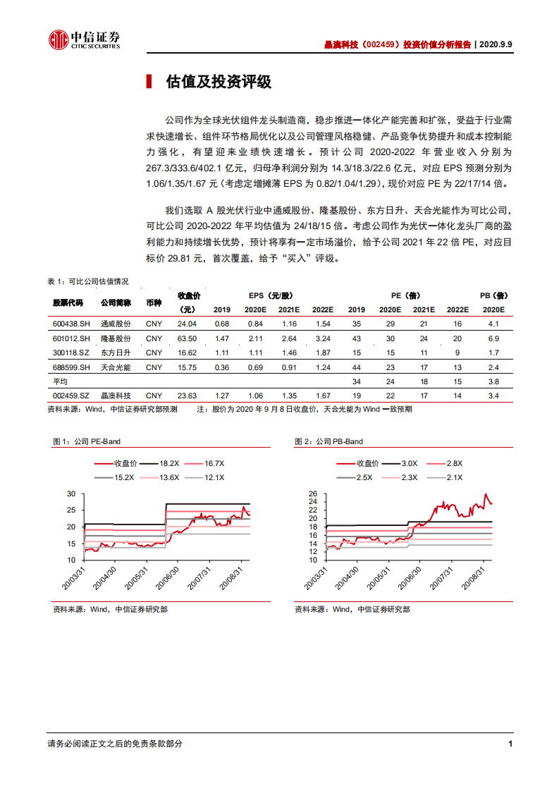 晶澳科技-投资价值分析报告：一体化组件龙头，完善产能加速增长-20200909.pdf 第5页