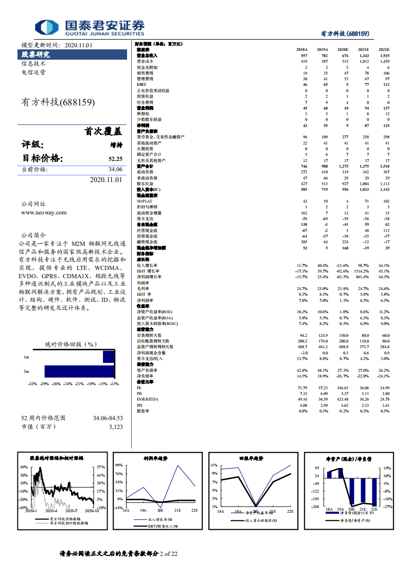 有方科技-智慧能源模块先行者，积极布局车联网终端-20201101.pdf 第2页