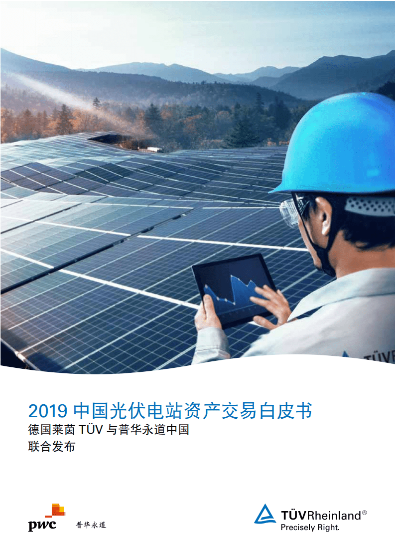 普华永道：2019中国光伏电站资产交易白皮书.pdf 第1页