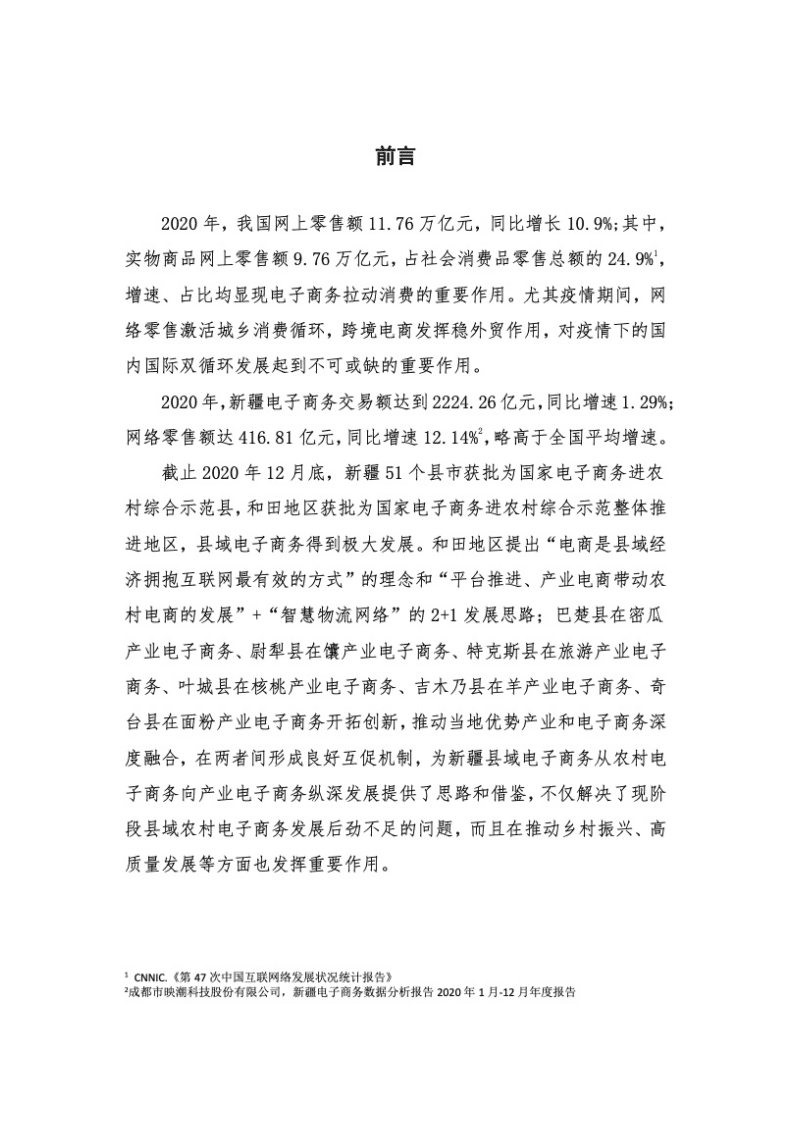 新疆电商课题组：新疆电子商务发展研究报告（2020）.pdf 第2页