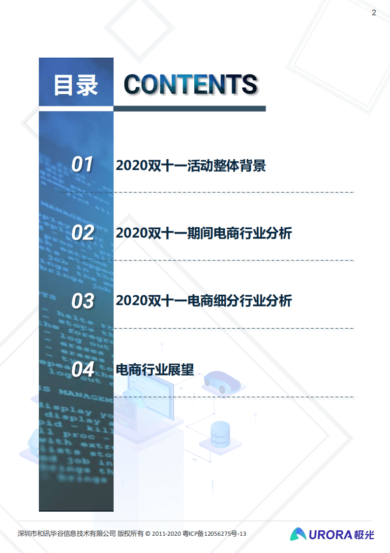 极光：2020双十一电商行业研究报告.pdf 第2页