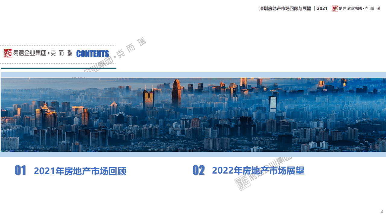 克而瑞：2021年深圳房地产市场回顾及2022年展望.pdf 第3页