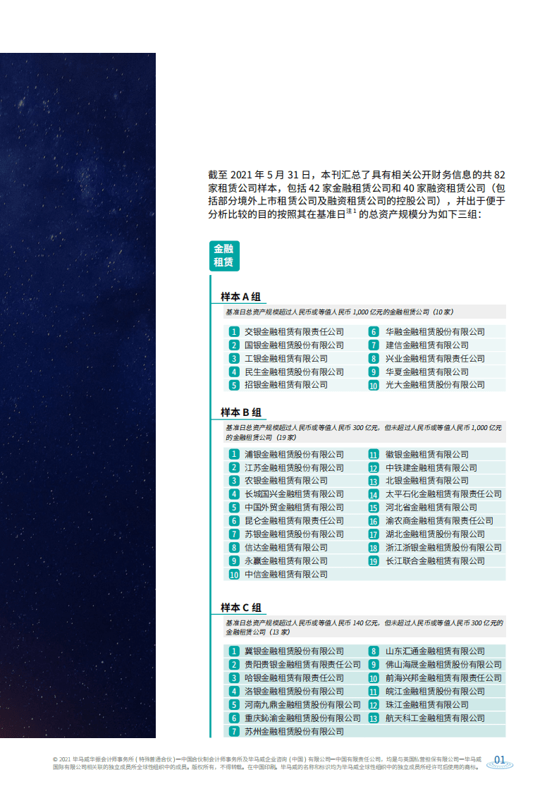 毕马威：2021年度中国租赁行业调查报告.pdf 第3页