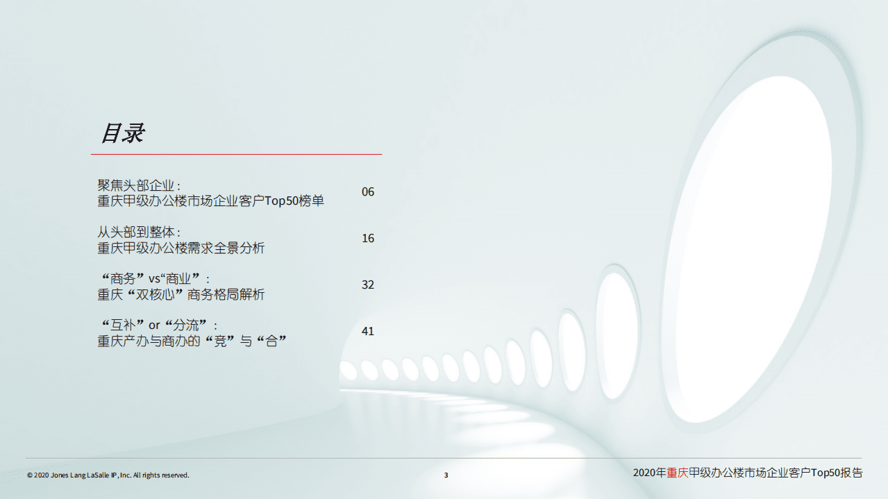 仲量联行：2020年重庆甲级办公楼市场企业客户Top50报告.pdf 第3页