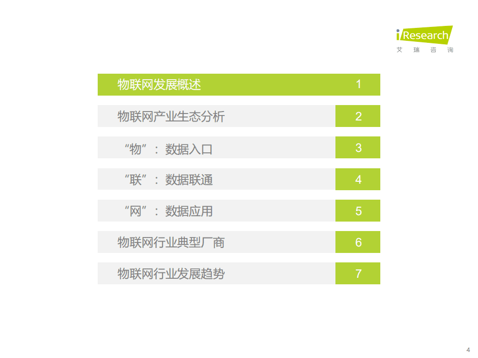 艾瑞咨询：积基&ldquo;数&rdquo;本、重塑产业：中国物联网行业研究报告.pdf 第4页
