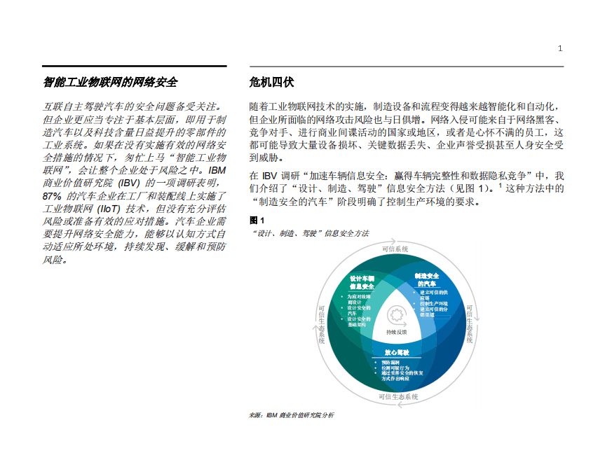 IBM商业价值研究院：汽车行业工业物联网-实施迅速，保护滞后.pdf 第3页
