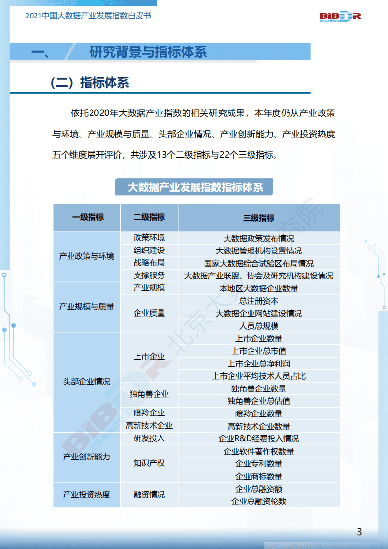 北京大数据研究院：2021中国大数据产业发展指数白皮书.pdf 第5页