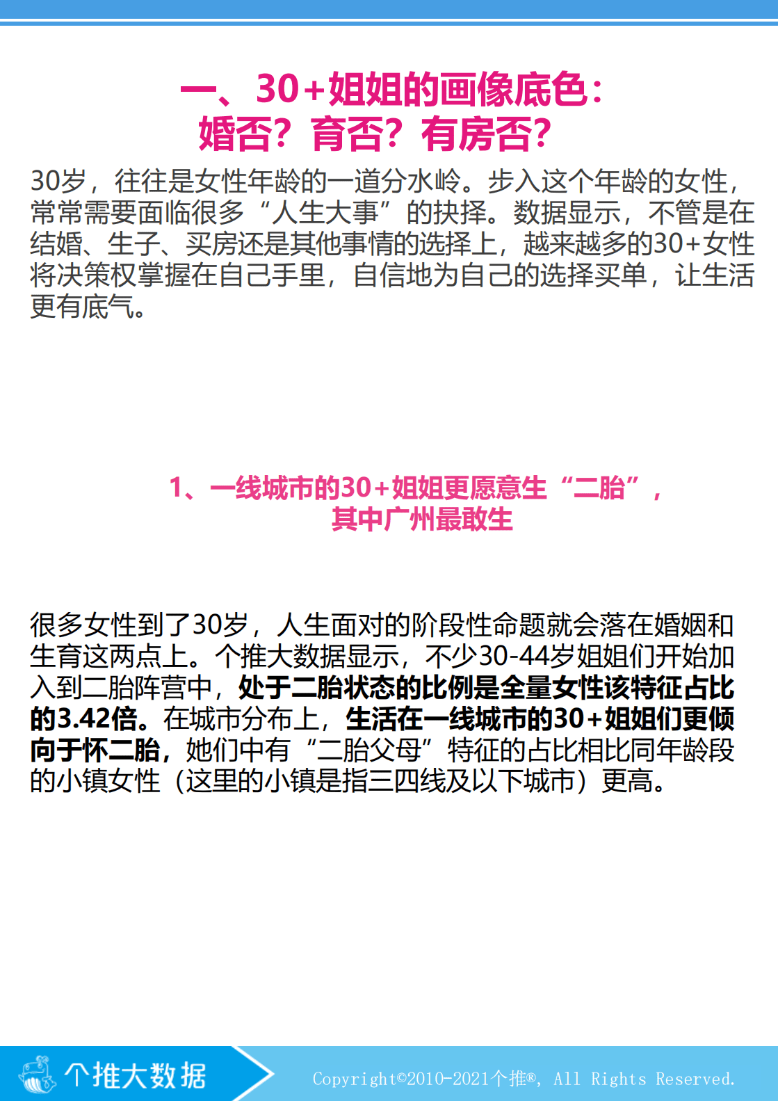 个推大数据：30+姐姐洞察报告(2021).pdf 第2页