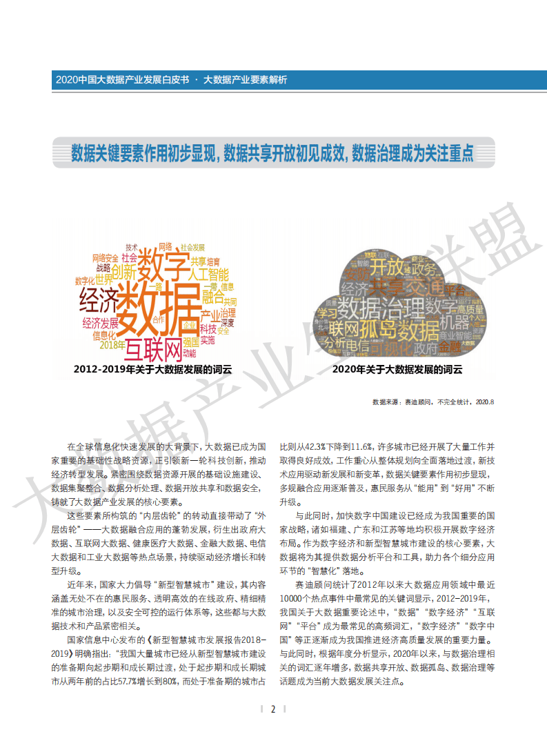 赛迪白皮书：2020中国大数据产业发展白皮书.pdf 第3页