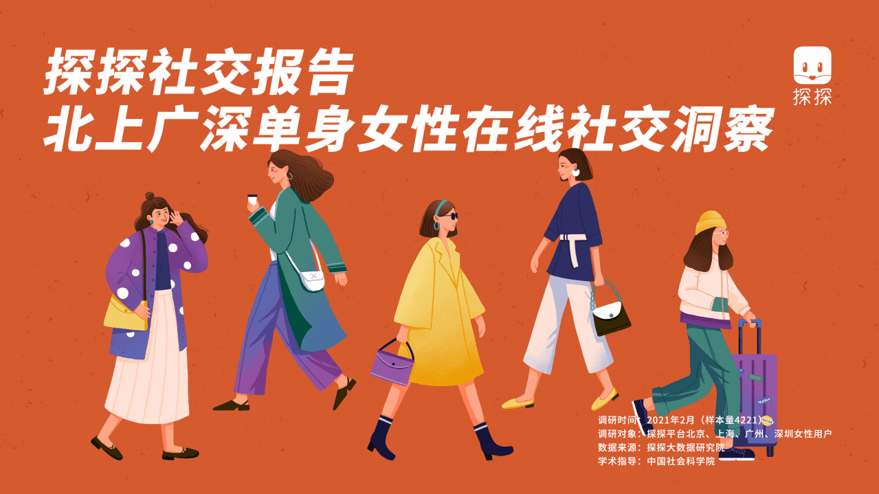探探大数据研究院：北上广深单身女性在线社交洞察.pdf 第1页