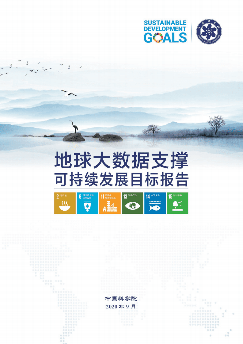 外交部：地球大数据支撑可持续发展目标报告（2020）.pdf 第1页