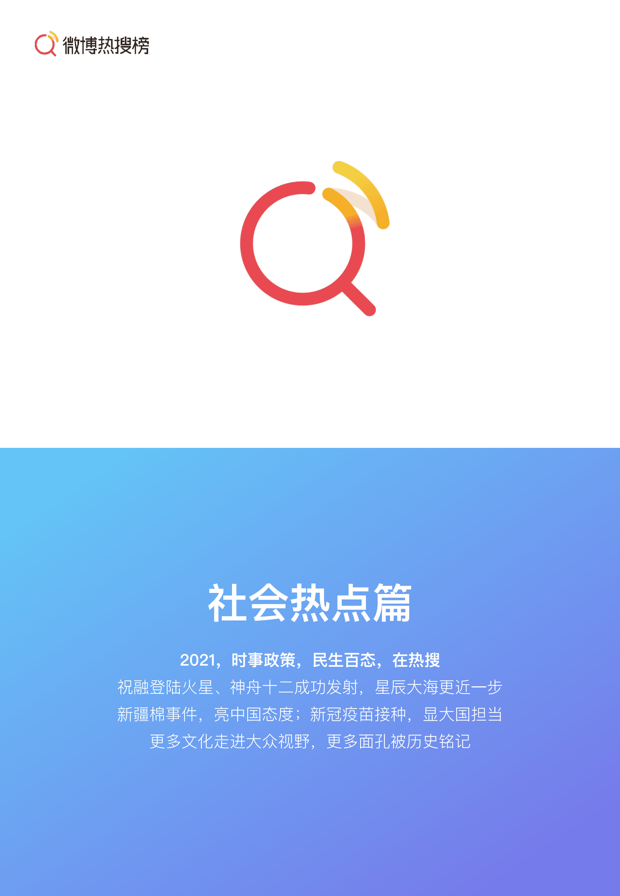 微博：2021上半年微博热搜榜趋势报告.pdf 第7页