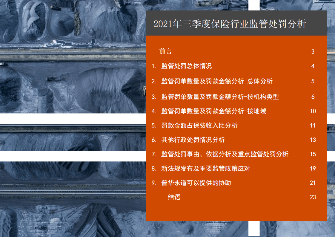 普华永道：2021年三季度保险行业监管处罚分析.pdf 第2页