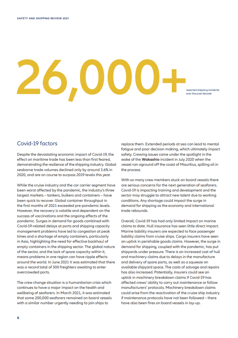 安联保险：2021年度海洋运输风险报告（英文版）.pdf 第5页