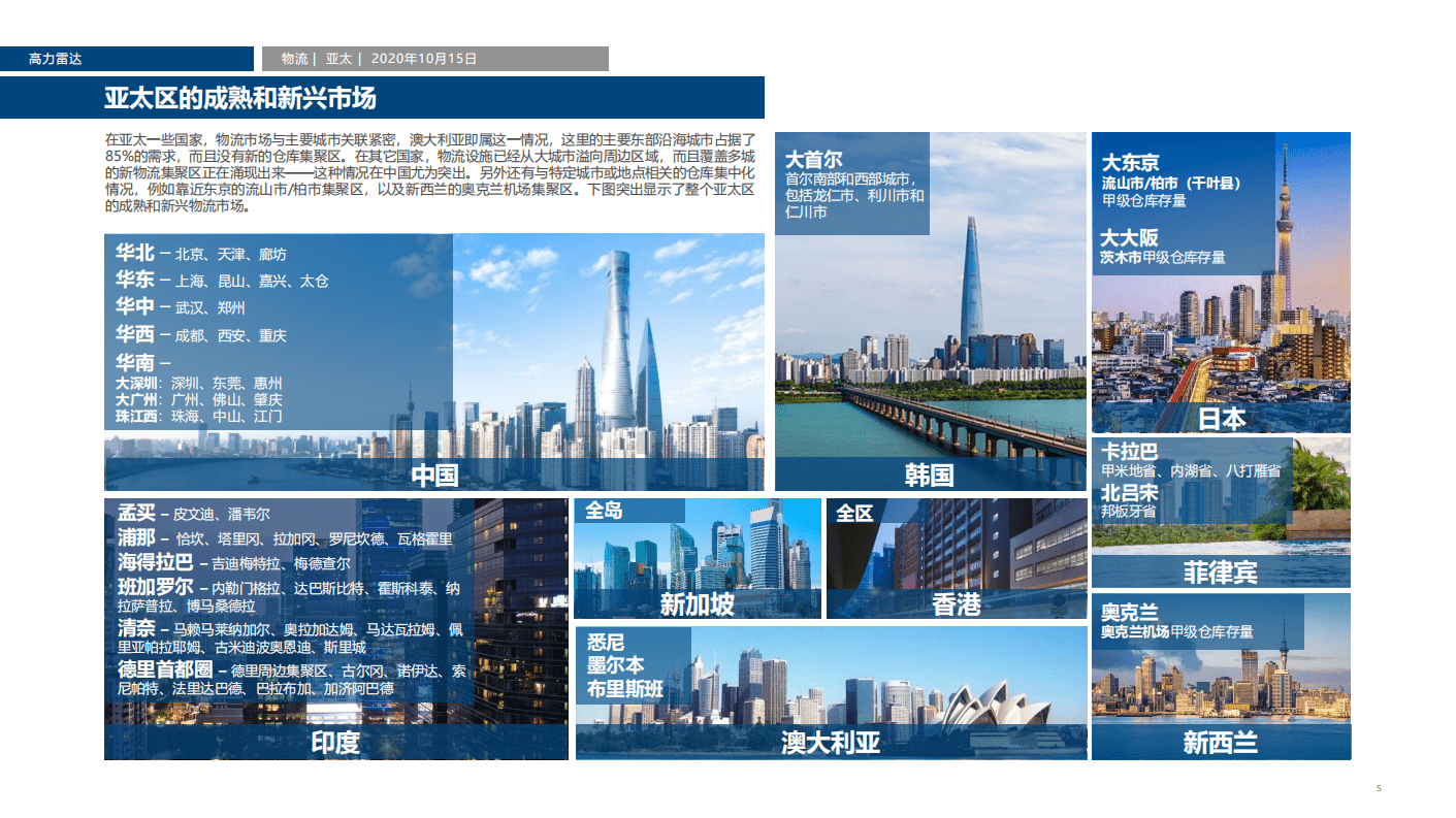 高力国际：亚太物流新方向&mdash;多方法应对日益多样化的行业形势.pdf 第5页