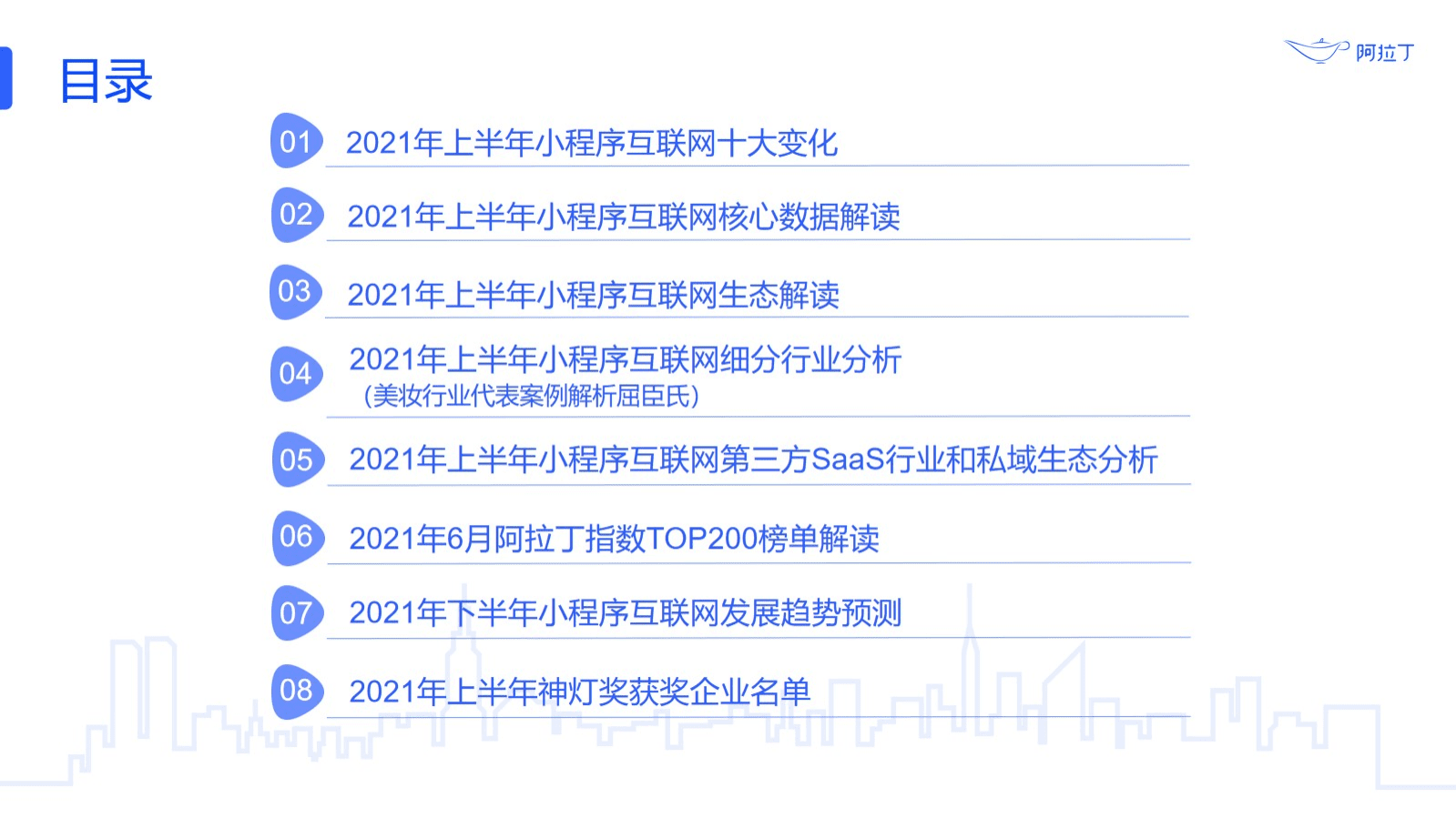 阿拉丁：2021年上半年小程序互联网发展报告.pdf 第3页