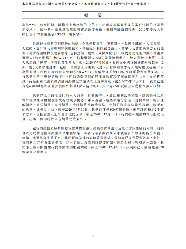京东物流招股说明书.pdf 第6页