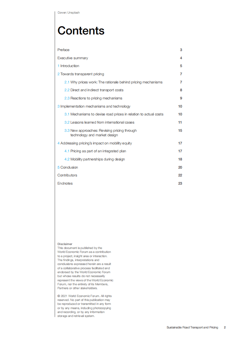 世界经济论坛：可持续道路运输和定价（英文版）.pdf 第2页