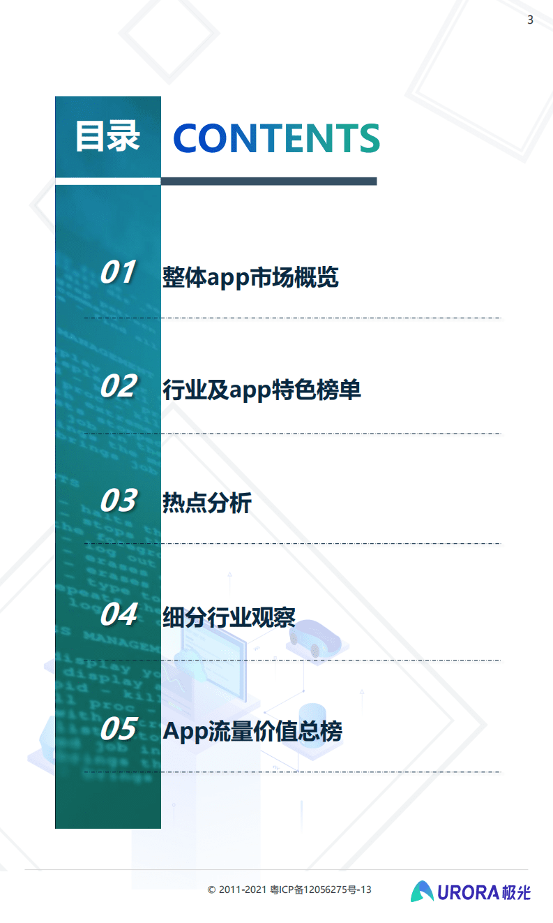 极光：2021年Q3移动互联网行业数据研究报告.pdf 第3页
