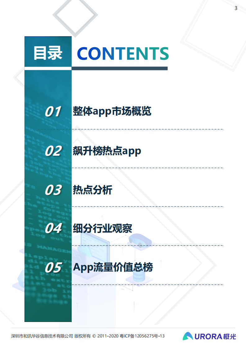 极光数据：2021年Q2移动互联网&mdash;&mdash;行业数据研究报告.pdf 第3页