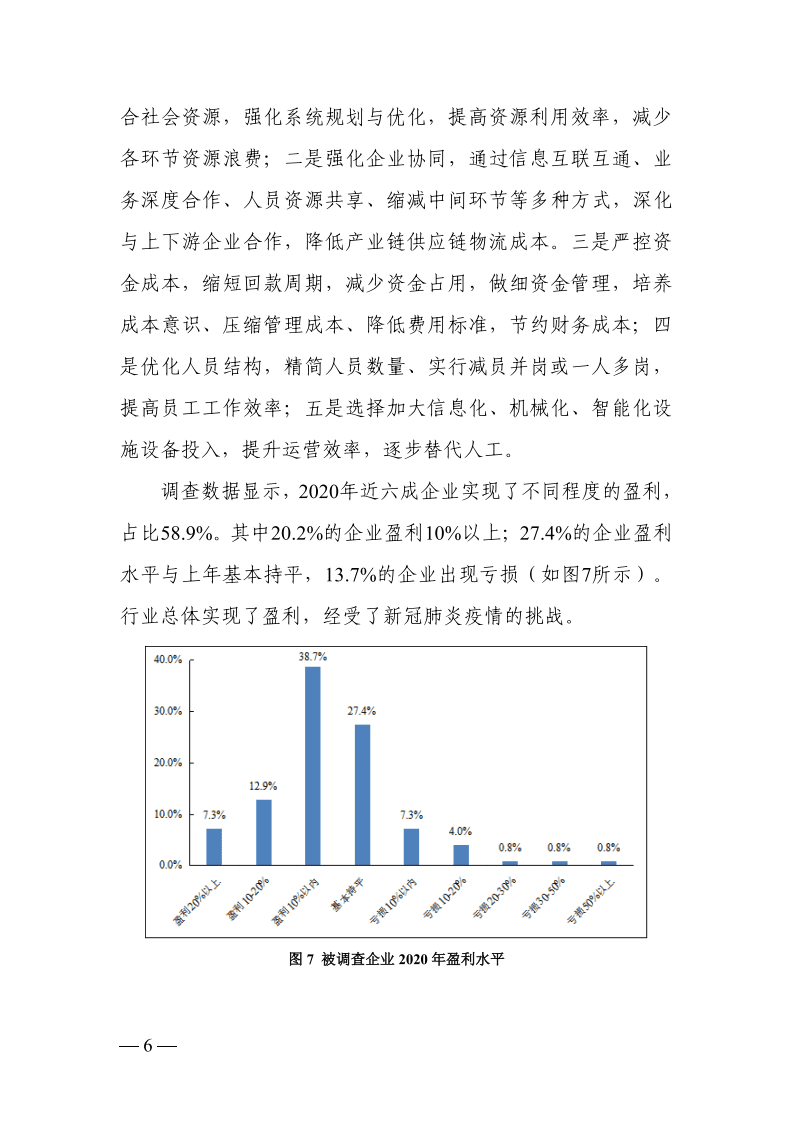 中物联：2021年物流企业营商环境调查报告.pdf 第6页