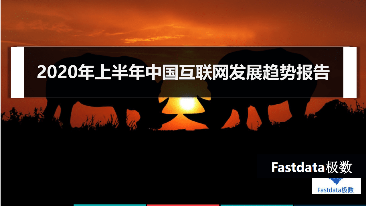 Fastdata极数：2020年上半年中国互联网发展趋势报告.pdf 第1页
