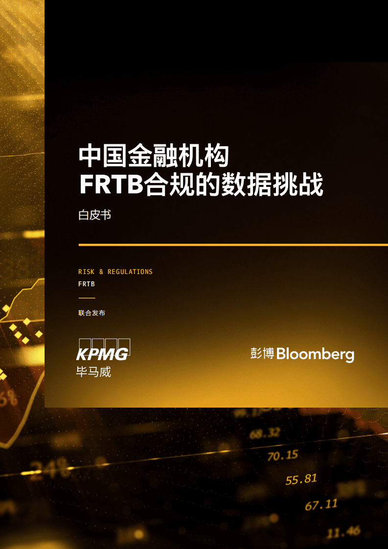 毕马威：中国金融机构FRTB合规的数据挑战.pdf 第1页