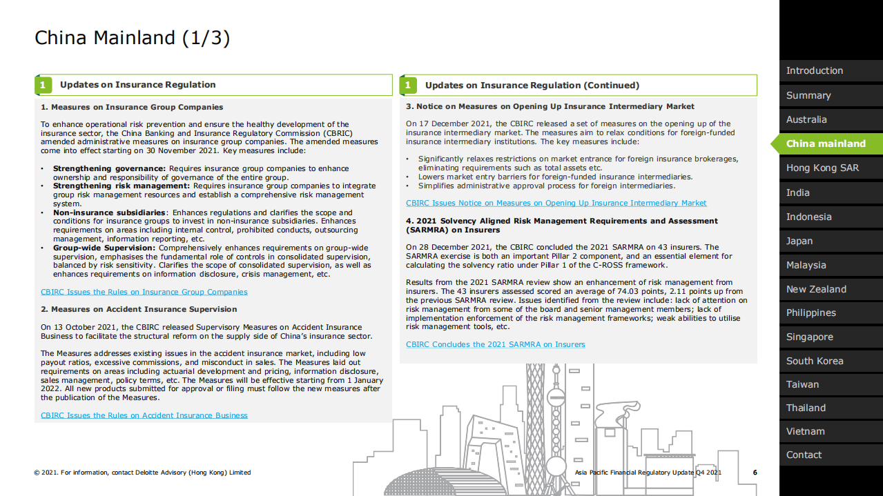 德勤：2021年第四季度 亚太地区金融服务监管政策更新.pdf 第6页