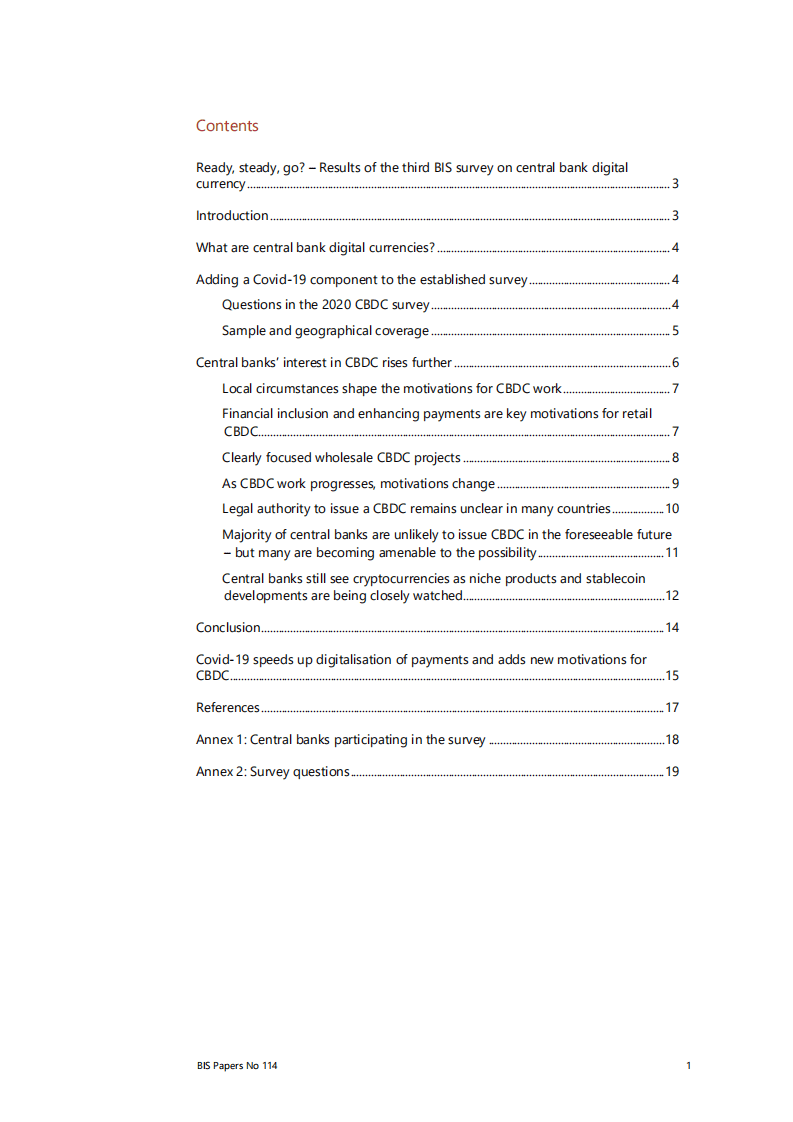 国际清算银行：准备，稳住，出发？国际清算银行第三次中央银行数字货币调查结果.pdf 第2页