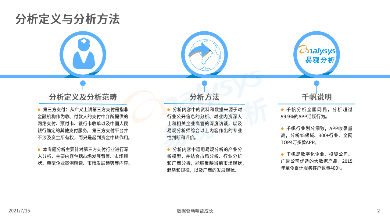 易观分析：中国第三方支付市场数字化发展专题分析.pdf 第2页