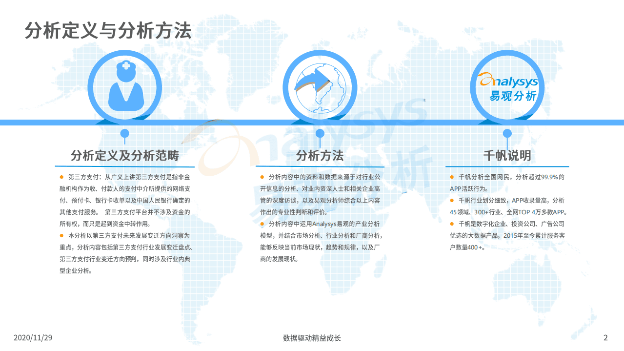 易观智库：中国第三方支付行业发展趋势洞察2020：产业服务商成为升级方向，资本市场新板块开始崛起.pdf 第2页